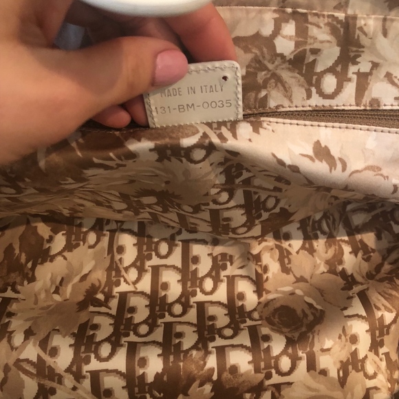 CHRISTIAN DIOR Leather Tote DETECTIVE white Bag - Picture 4 of 7